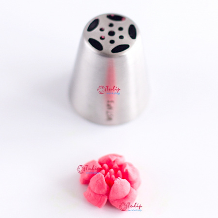 Насадка Тюльпан №3 пяти лепестковая | L размер (Russian Tulip Nozzle #3 Five Petals | L size | by Tulip Workshop)