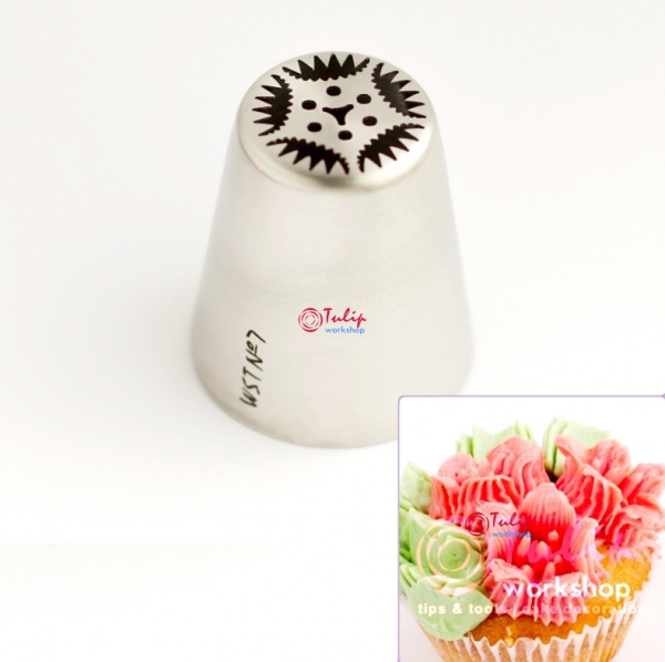 Насадка Тюльпан №7 Бархатная | L размер (Russian Tulip Nozzle #7 Velvet | L size | by Tulip Workshop)