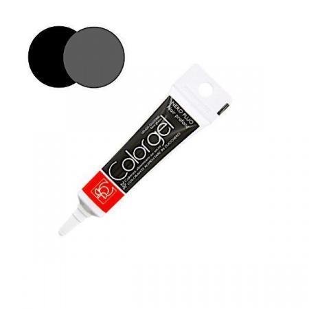 Краситель пищевой гелевый Colorgel: Black/Nero (Чёрный) | 20-100 гр.