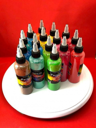 Пищевой краситель распылитель сухой 50 гр•18 шт Миррор Орнамент | Набор 18 цветов