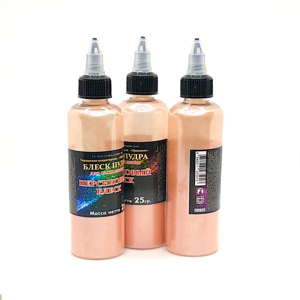 Пищевой краситель распылитель 25 гр. сухой Блеск-Пудра | Орнамент Персиковый