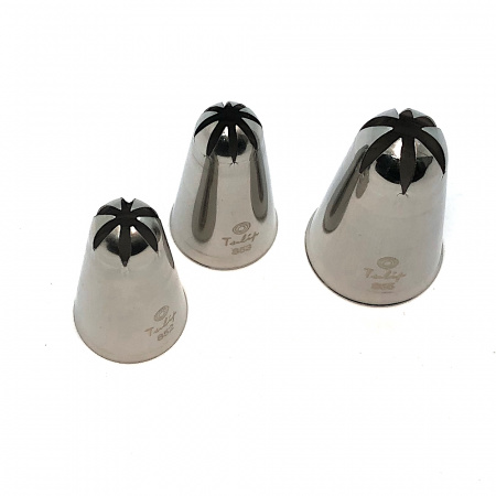 Кондитерскиая насадка закрытая звезда №852 (2D) Tulip™ | стандартный размер