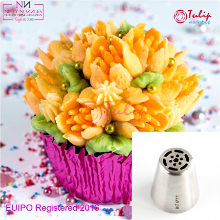 Насадка Тюльпан №11 Нежная | L размер (Russian Tulip Nozzle #11 Tender Six Petals | L size | by Tulip Workshop)