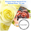 Насадка Малазийский Цветок №312 Нежная Роза | XXL размер (Russian Nozzle # 312 - Delicate Rose | XXL size | By Tulip Workshop)