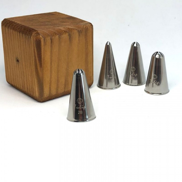 Кондитерская насадка закрытая звезда №28 Tulip™ малый размер (diam.7,6 mm; 8 лучей)