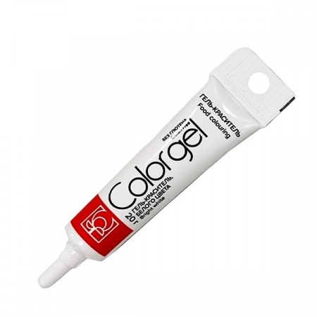 Краситель пищевой гелевый Colorgel: Bright White (Белый) | 20-100 гр