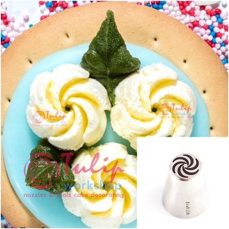 Насадка Бутон Малазийской Розы №18 шесть лепестков | L размер (Russian Flower Bud Nozzle #18 Rose Cup | L size | by Tulip Workshop)