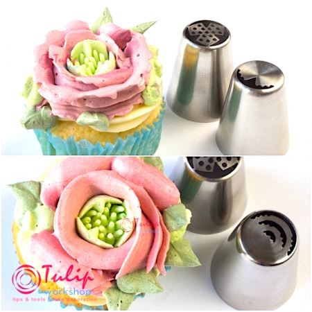 Насадка Тюльпан №19 F три лепестка | L размер (Russian Tulip Nozzle #19 F Scented Tulip | L size | by Tulip Workshop)