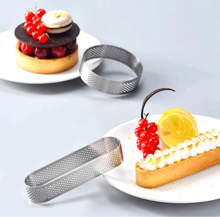 Формы для выпечки нерж.сталь перфорир. | Сердце (высота 2 см)