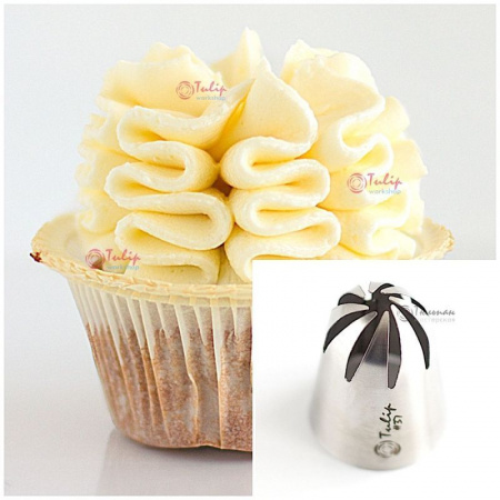 Насадка закрытая звезда №137, 337, 537 (230) | мс. Уиппи (8 лучей) - Standard closed star tip #137, 337, 537 (230) | Mrs Whippy | by Tulip Workshop