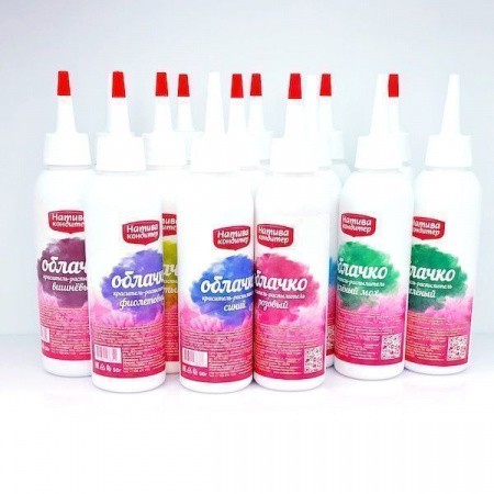 Пищевой краситель распылитель 50 г НАБОР 14 шт натуральный сухой Натива Облачко