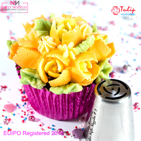 Насадка Цветок №20 Голубой Бриллиант | L размер (Russian Flower Nozzle #20 Blue Diamond | L size)