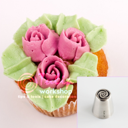 Насадка Роза №14 семь лепестков | L размер (Russian Rose Nozzle #14 Seven Petals | L size | by Tulip Workshop)