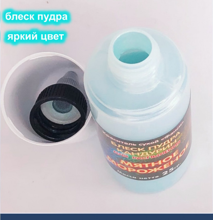 Пищевой краситель распылитель 25 г сухой Блеск-Пудра МЯТНОЕ Мороженое