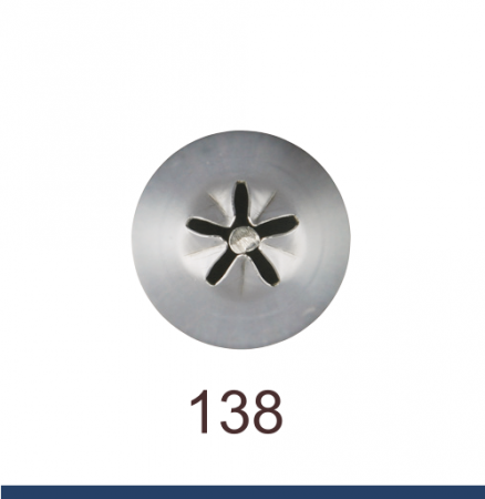 Кондитерская насадка 138 Tulip звезда закрытый центр