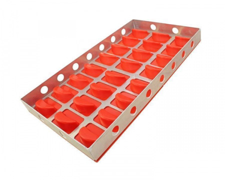 Силиконовая форма для шоколада, желе, мармелада 24 фигуры | 336*182*26 мм