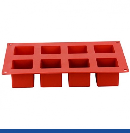 Силиконовая форма КУБ 8 фигур 290•170•45 мм (50•50•45 мм)