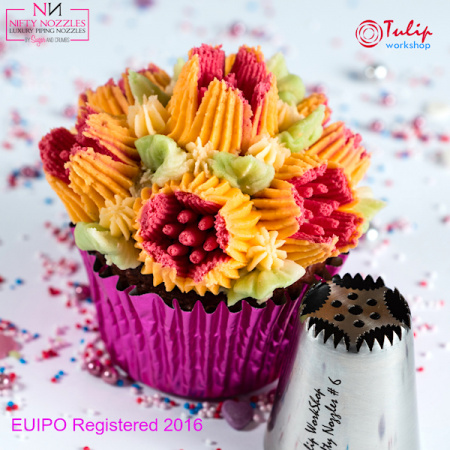 Насадка Тюльпан №6 Бархатная (открытая) | L размер (Russian Tulip Nozzle #6 - Velvet - L size)