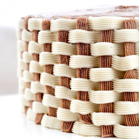 Кондитерская насадка лента с зубчиками №47 Tulip™ (Ribbon Basketweave)