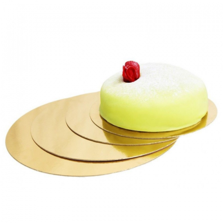 Подложка для бенто тортов Золото/Жемчуг 2х сторон. 0.8 мм, Ø 120 мм Подложка для бенто тортов Золото/Жемчуг 2х сторон. 0.8 мм, Ø 120 мм