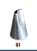 Кондитерская насадка 61 Tulip, Корея, прорезь 11 мм лепесток изогнутый
