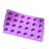 Форма силиконовая Полусфера мини 25*15 мм 24 фигуры