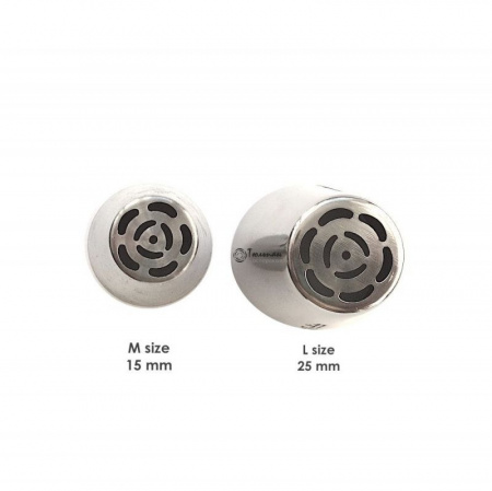 мини Насадка Цветок №124 Анжелик | М размер (mini Russian Flower Nozzle #124 Angelique | М size | by Tulip Workshop)