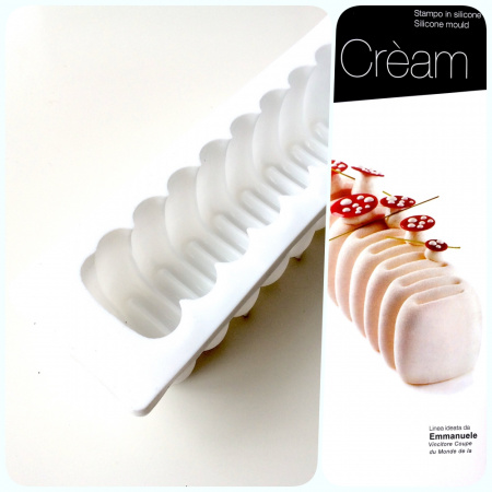 Силиконовая форма 3D для муссовых десертов | Крем