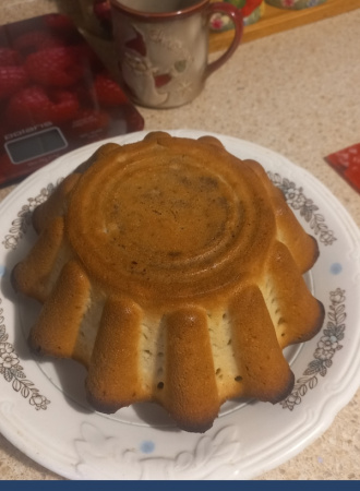 Силиконовая форма для выпечки Ром Баба большая 225•106 мм (Каравай)