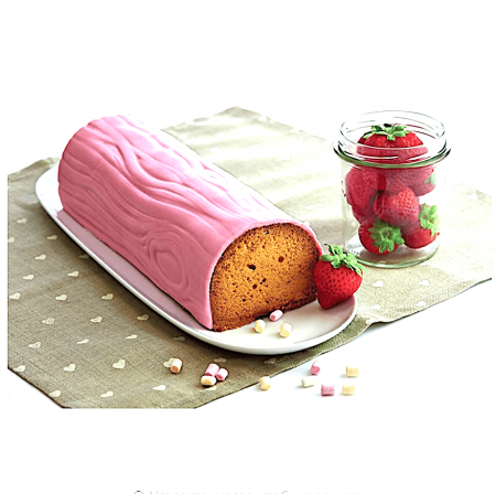 Силиконовая форма +текстурный мат (набор) для муссовых тортов | Сердца