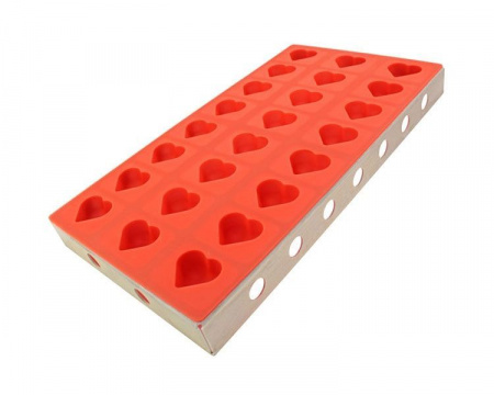 Силиконовая форма для шоколада, желе, мармелада 24 фигуры | 336*182*26 мм