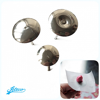 Кондитерские гвоздики Ateco 901, 902, 904 | размер Ø 22, 30, 35 мм