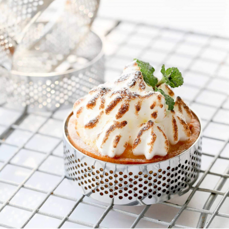 Формы для выпечки нерж.сталь перфорир. | набор 6 шт мини Кольца (высота 2 см, Ø 6-12 см)