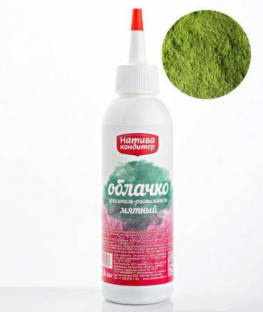 Пищевой краситель распылитель 50 г натуральный сухой Зелёный МЯТНЫЙ Натива Облачко Пищевой краситель распылитель 50 г натуральный сухой Зелёный МЯТНЫЙ Натива Облачко