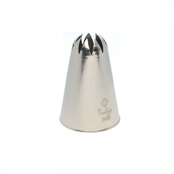Кондитерская насадка закрытая звезда №848 Tulip™ (diam.10 mm; 9лучей)
