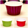 Бумажная капсула усиленная для выпечки капкейков Ø низ 5 см, высота 4 см | 100 шт Цветная