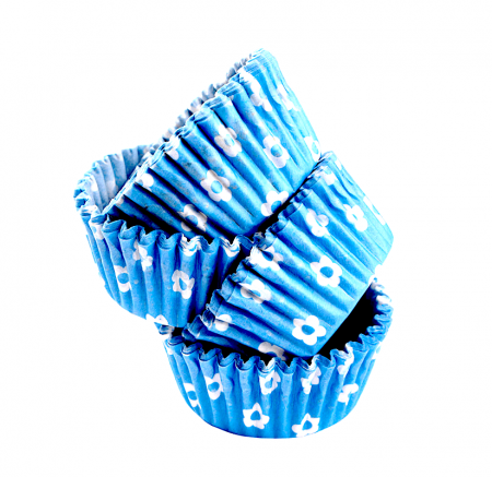 Бумажная капсула для выпечки и упаковки, Ø низ 2,5 см, высота 2 см, 100 шт Мини Печать Микс