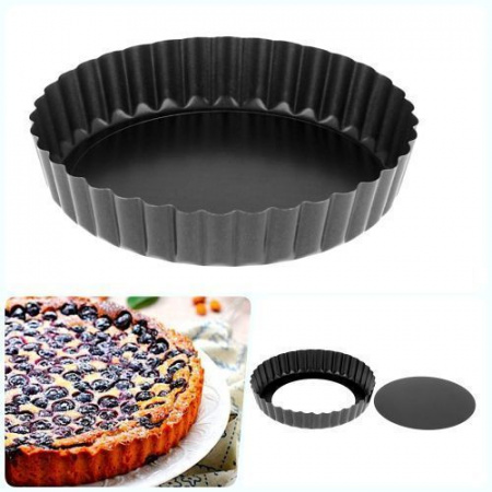 Форма для выпечки металлическая антипригарная | Тарт ∅ 11-32 см (съёмное дно)