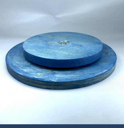 Поворотный столик для торта мини ∅ 14 см деревянный Tulip