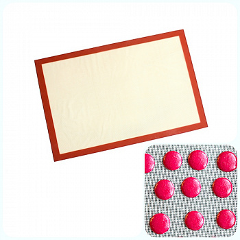 Коврик для выпечки армированный антипригарный 30-40/40-60 см (без разметки)