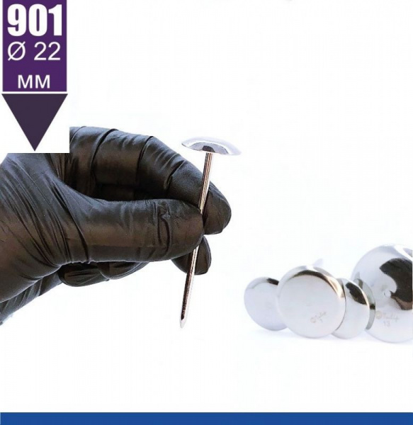 Кондитерский гвоздик 901 Tulip™ выпуклый мини Ø 22 мм