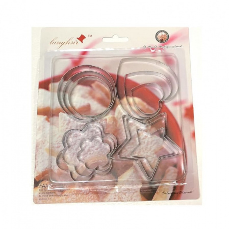 Вырубка стальная Сердце, Цветок, Звезда, Кольцо 3-6 см | Набор 12 фигур Вырубка стальная Сердце, Цветок, Звезда, Кольцо 3-6 см | Набор 12 фигур