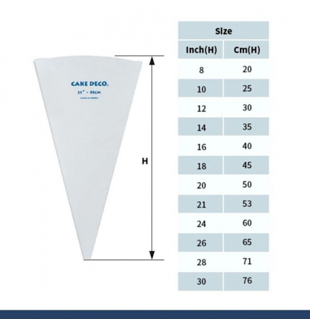 Кондитерский мешок многоразовый нейлон с покрытием Тип 1 (HEAVY, W/O) Кондитерский мешок многоразовый нейлон с покрытием Тип 1 (HEAVY, W/O)