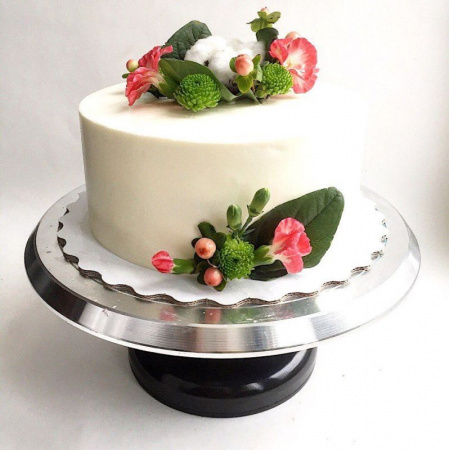 Поворотный стол для торта ∅ 34 см (большой) | Металл Поворотный стол для торта ∅ 34 см (большой) | Металл