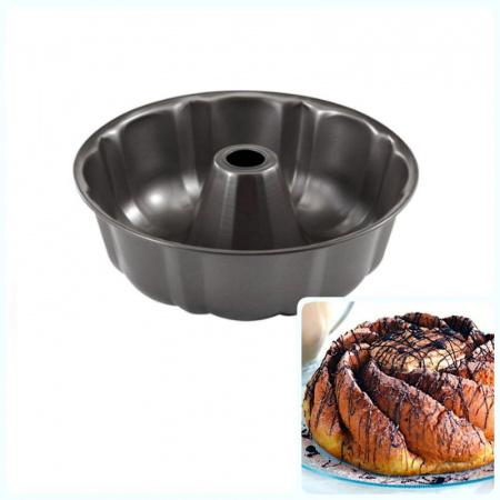 Форма Саварин для выпечки металлическая антипригарная | ∅ 20, 24, 26 см