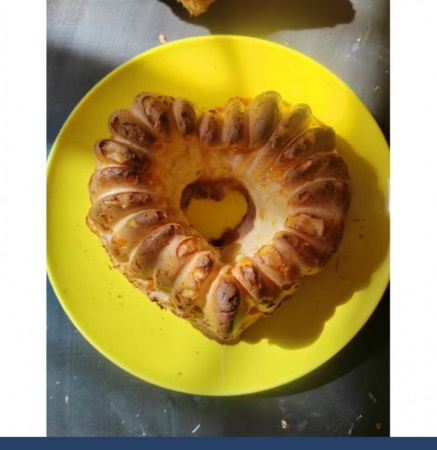 Силиконовая форма для выпечки Сердце мини Саварин 155•150•45 мм