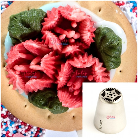 Насадка Тюльпан №7 Бархатная | L размер (Russian Tulip Nozzle #7 Velvet | L size | by Tulip Workshop)