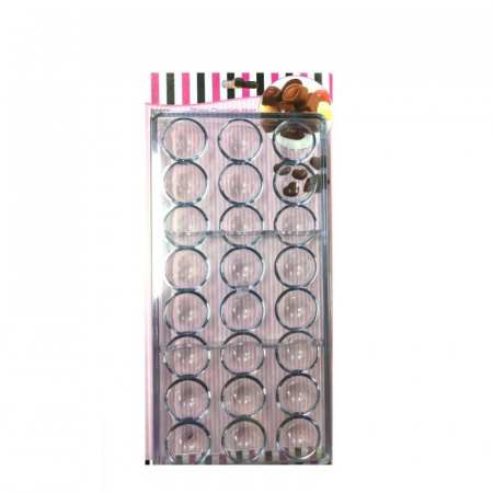 Поликарбонатная форма для шоколада 275*135*24 мм | полуСфера мод.В9980 (эконом)