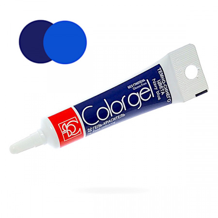 Краситель пищевой гелевый Colorgel: Navy Blue (Тёмный СИНИЙ) | 20-100 гр