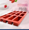 Силиконовая форма БУШЕ 12 фигур 295•175•30 мм (75•30•30 мм)